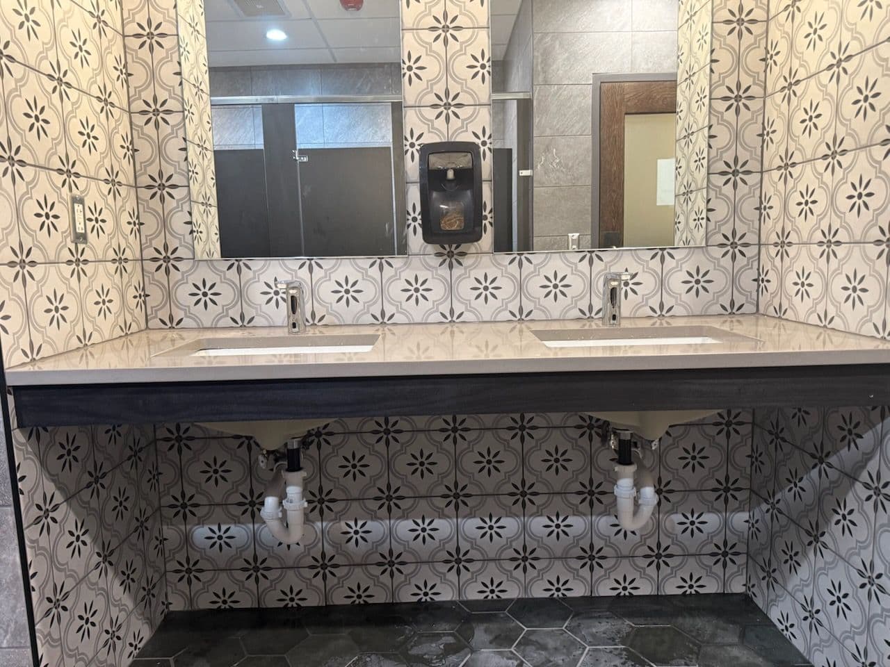 Bathroom Upgrade with Commercial Fixtures image
