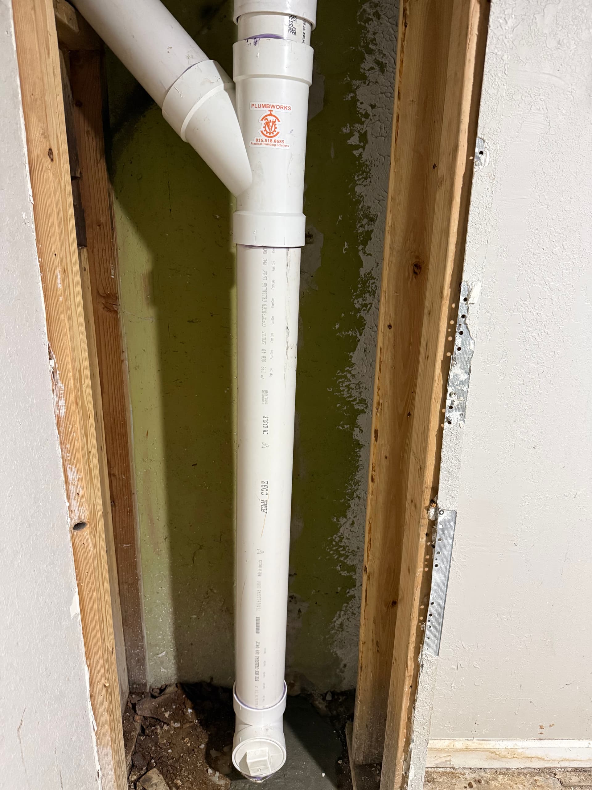 Gallery photos for Replacing a Drain Stack in Raytown: Image #4