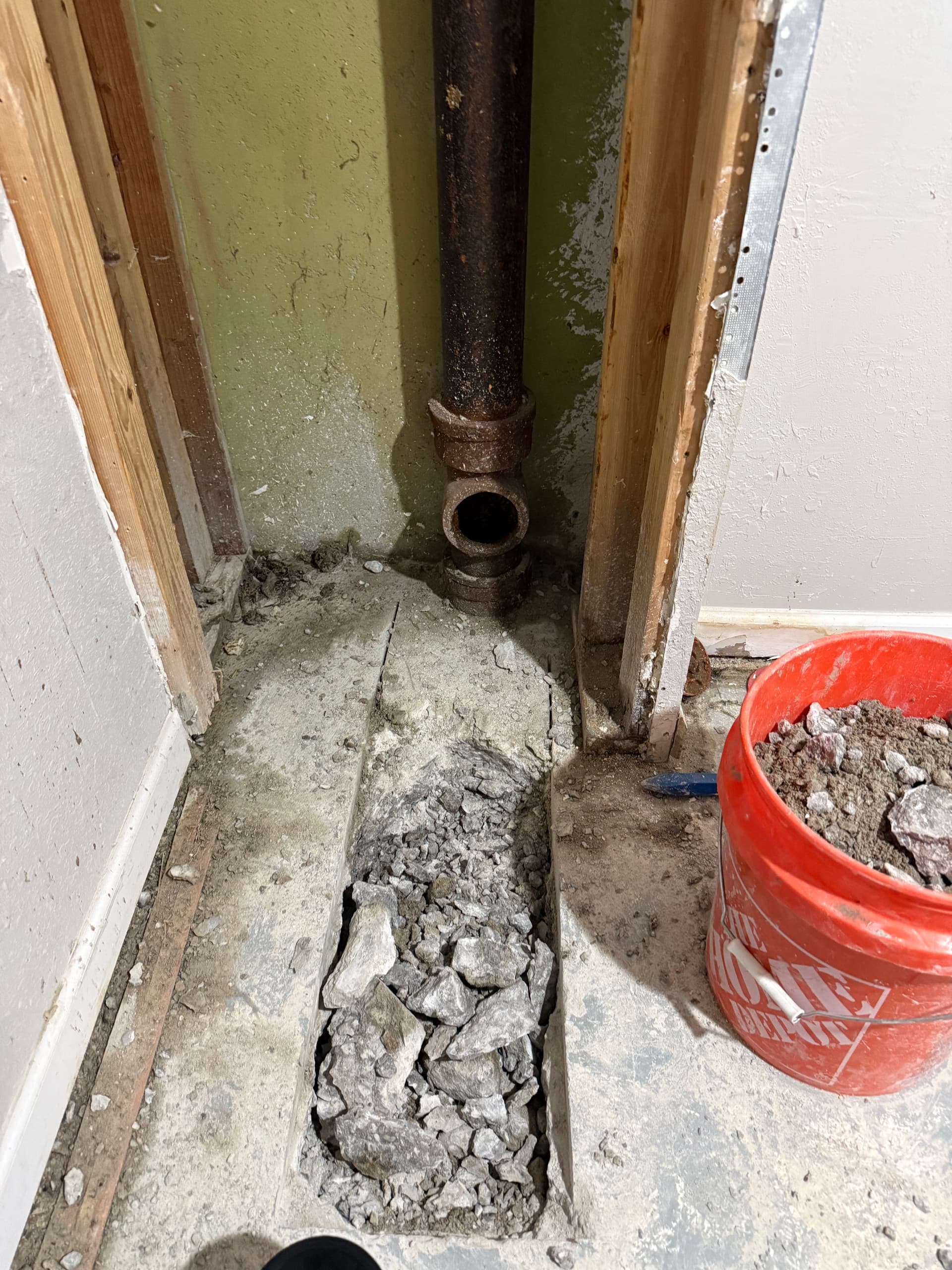 Gallery photos for Replacing a Drain Stack in Raytown: Image #1